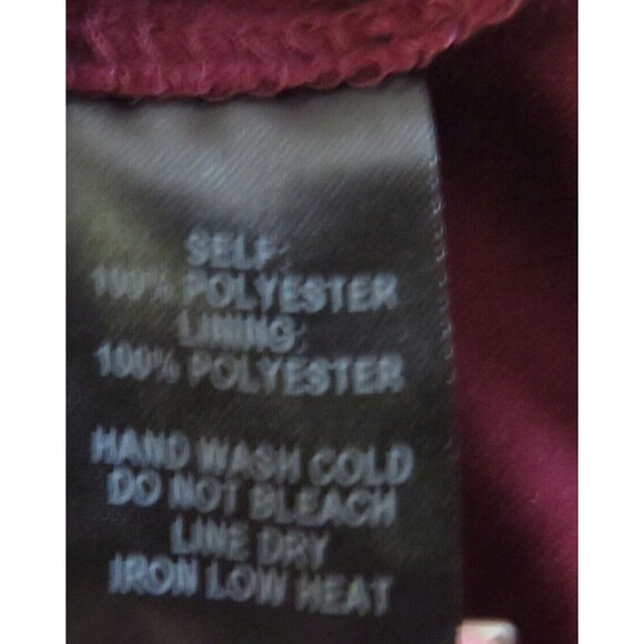 Lulus Love and Be Loved Burgundy Strapless Chiffon Flowy Maxi Dress Size S - Picture 9 of 9